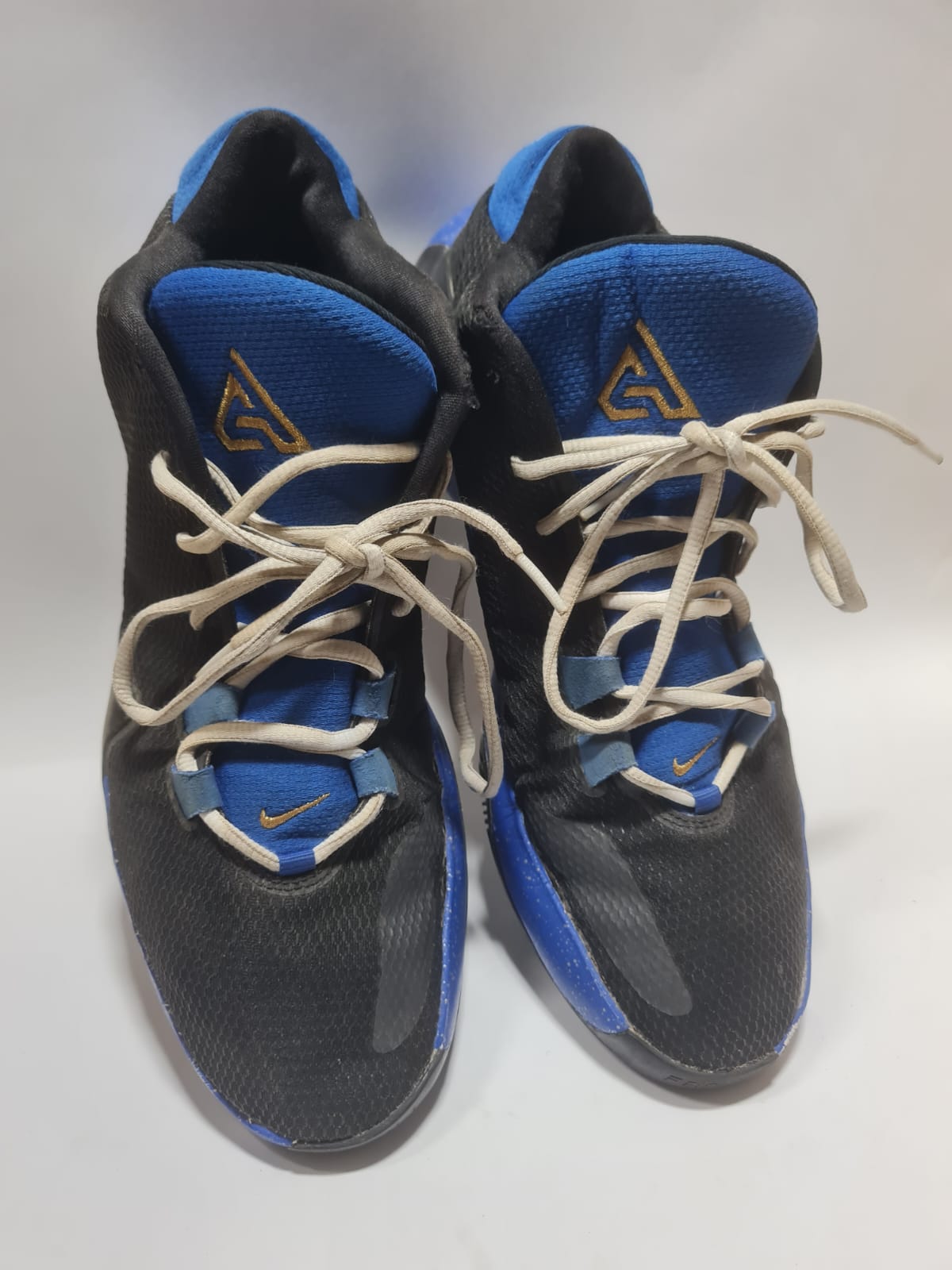 Nike Kyrie Low 4 Basketball Shoes - Black / Blue / White - Men's/Unisex