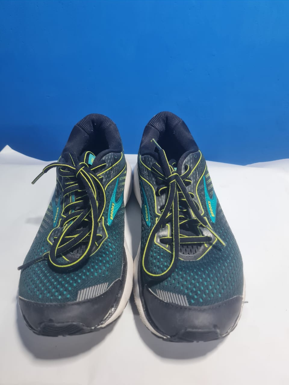 Brooks Ghost/Glycerin Running Shoe - Teal/Neon