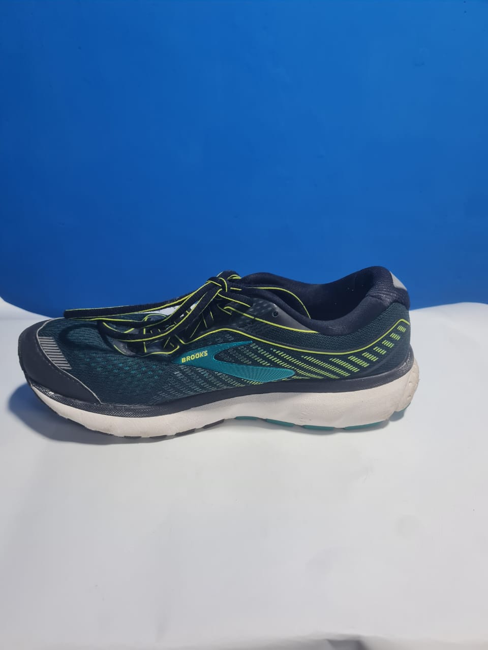 Brooks Ghost/Glycerin Running Shoe - Teal/Neon