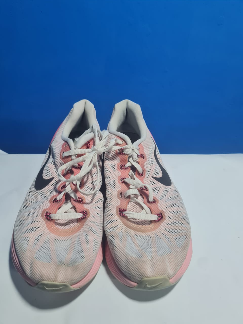 Nike Lunarlon Running Shoe - Pink/White