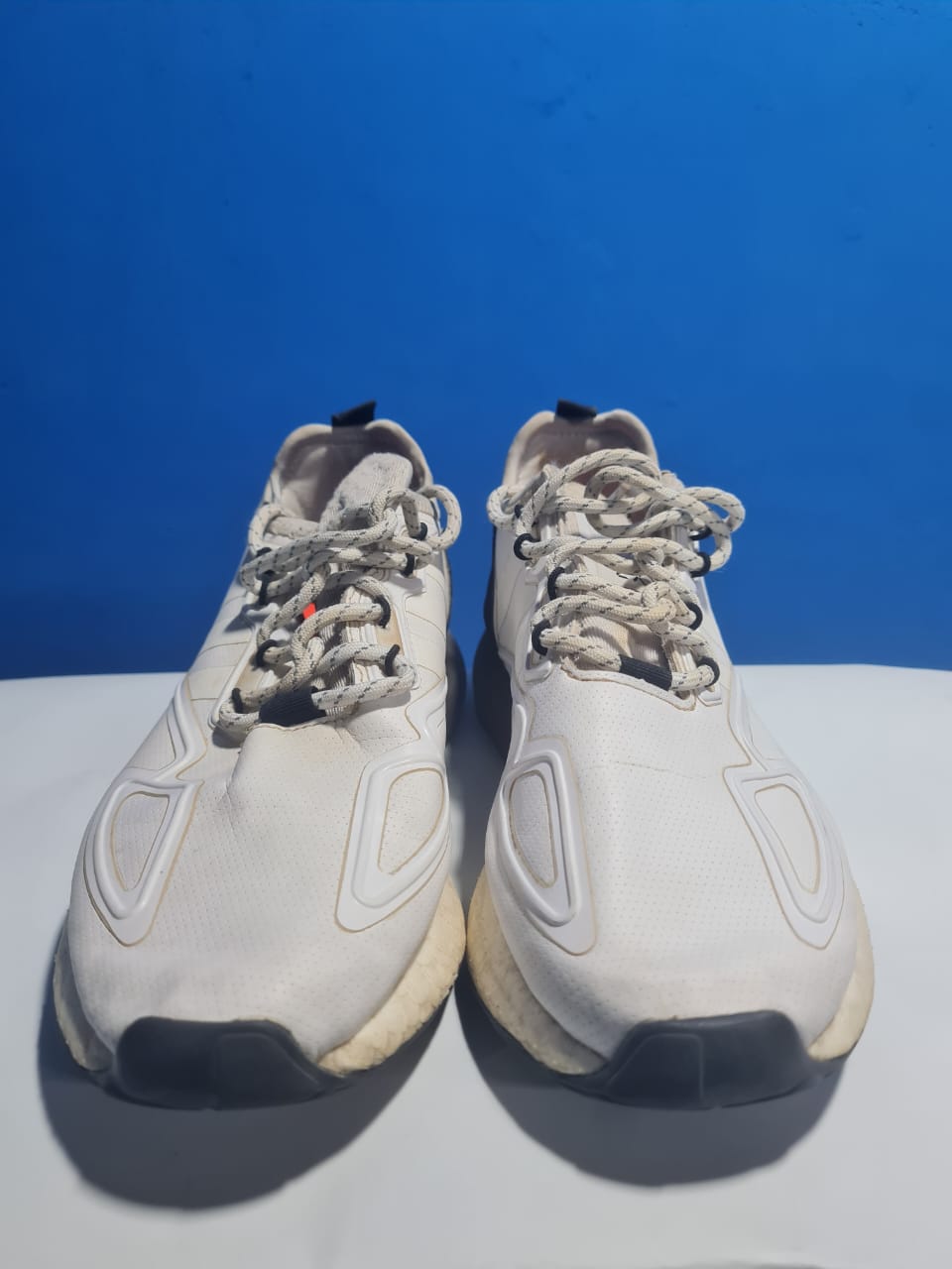 Adidas ZX Boost (or Similar) Lifestyle Sneaker - White